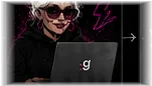 GrandMa at a laptop in growth mode